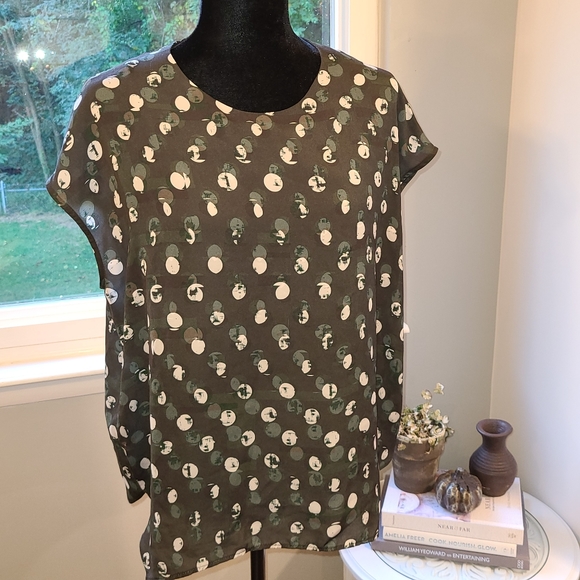MM Lafleur Tops - MM.Lafleur olive green blouse Size M